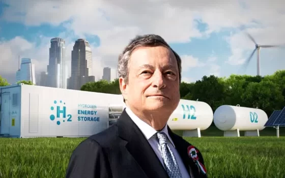 Pnrr, Mario Draghi lancia la Hydrogen Valley